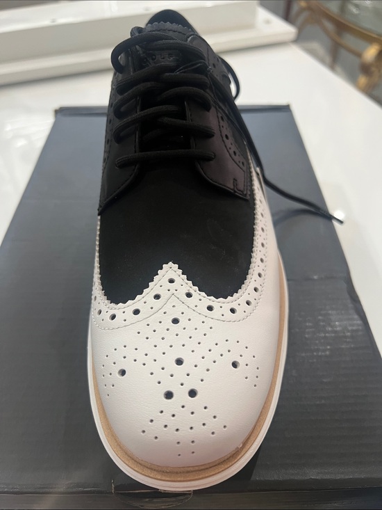 Cole Haan Other - NIB Cole Haan Golf Shoes Black and White Wingtip Oxford